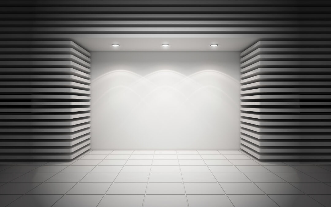 An empty storefront