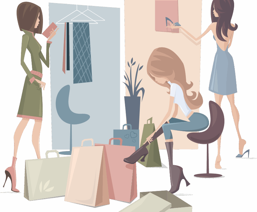 shopping-girls